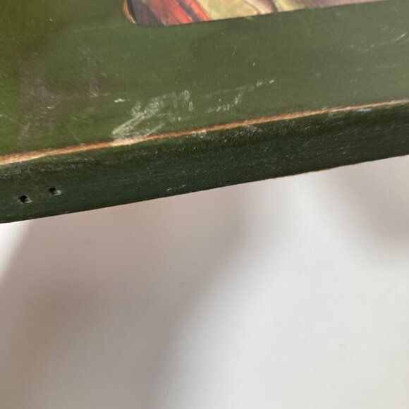 Cabin Watercolor Picture Welcome to Our Cabin Wood Framed Green 8 x8" - Picture 6 of 6